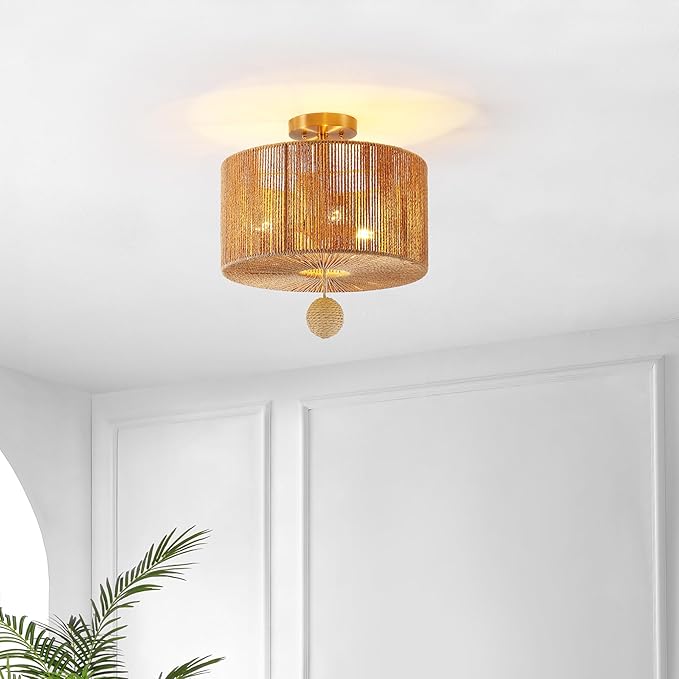 boho luxe lighting fixture