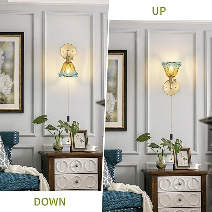 plug in wall sconce